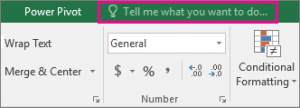 tell me in excel 2016