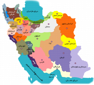 داشبورد نقشه ایران